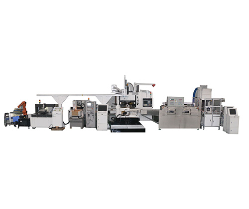 Plane parts finishing intelligent manufacturing production line