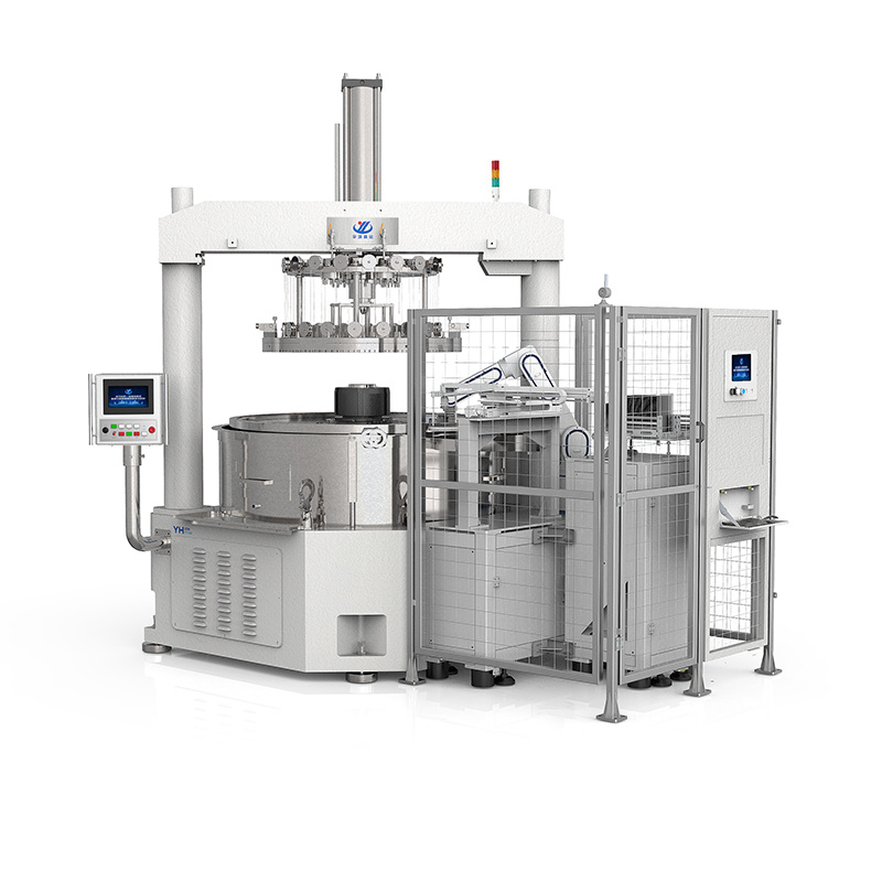 YH2M22B-8 high-precision double-sided lapping and polishing machine with automatic loading and unloading