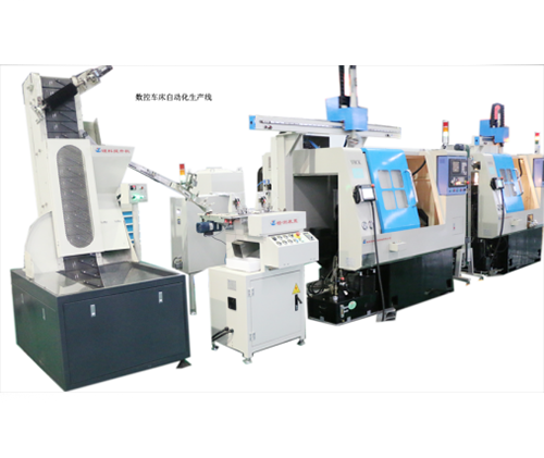 YHCK46 configuration automatic loading and unloading manipulator inclined bed CNC lathe