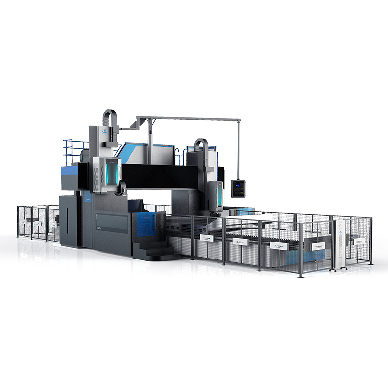 YHJMKG5230 CNC fixed beam gantry guide rail grinder3
